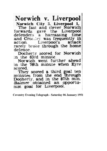 Coventry Evening Telegrah report