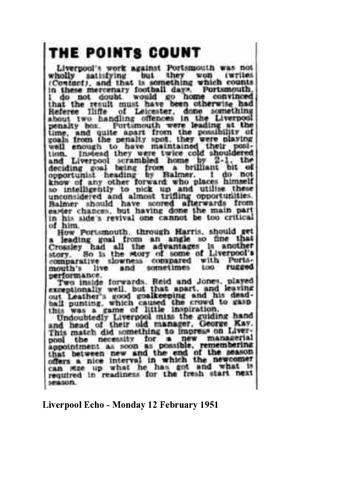 Liverpool Echo Report