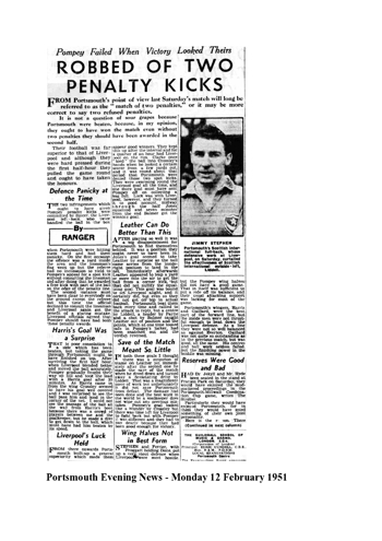 Portsmouth Evening News report