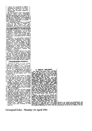 Liverpool Echo Report