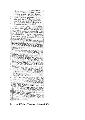 Liverpool Echo Report