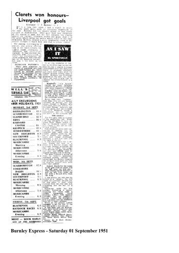 Burnley Express report