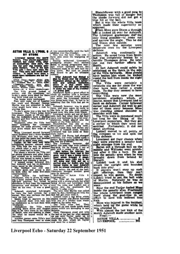 Liverpool Echo Report