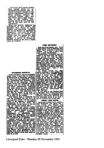 Liverpool Echo Report