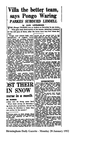 Birmingham Daily Gazette report