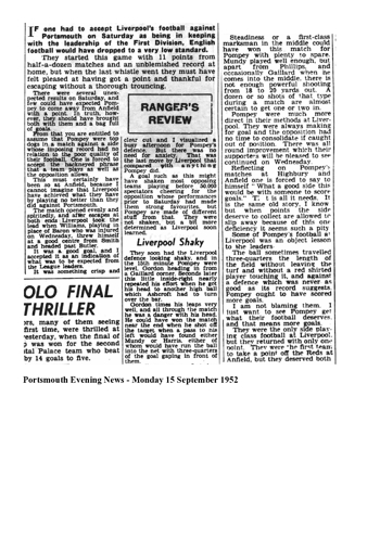 Portsmouth Evening News report