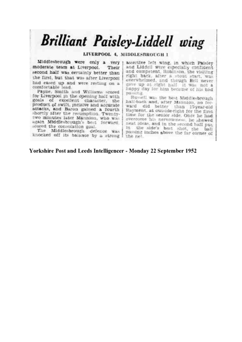 Yorkshire Post and Leeds Intellegencer report