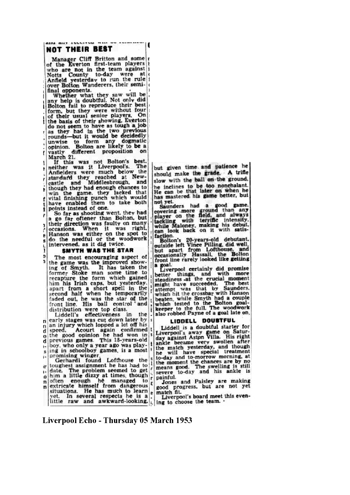 Liverpool Echo Report