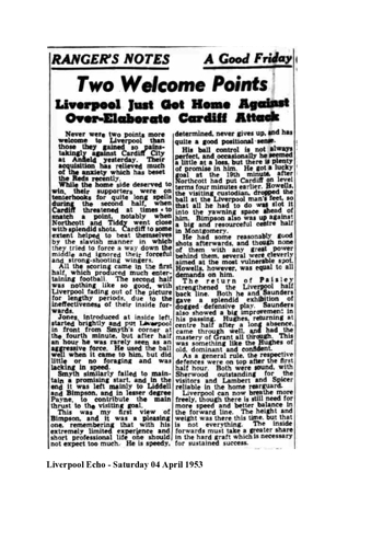 Liverpool Echo Report