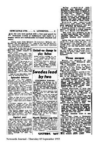 Nottingham Journal Report