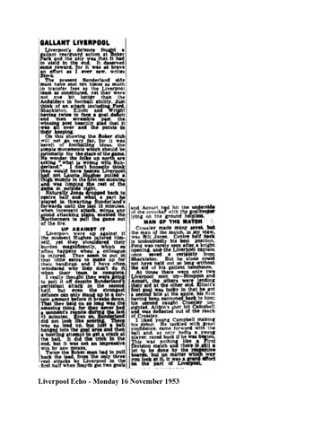 Liverpool Echo Report