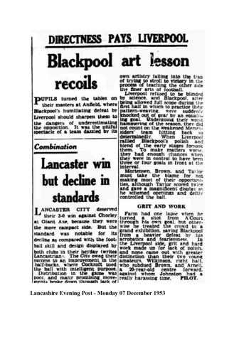 Lancashire Evening Post report