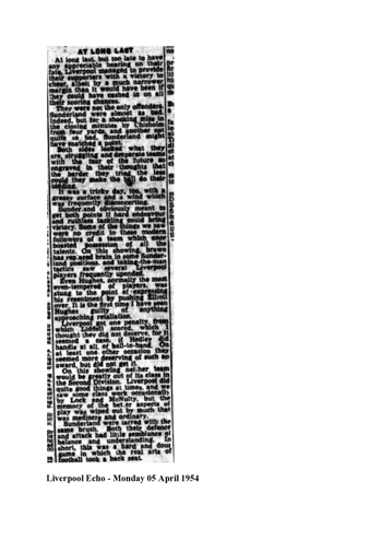 Liverpool Echo Report
