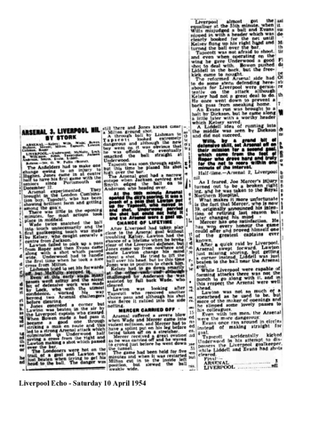 Liverpool Echo Report