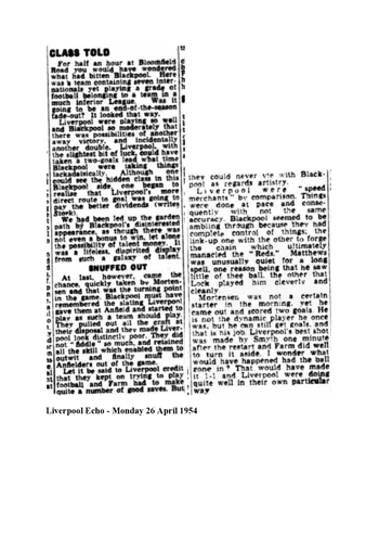 Liverpool Echo Report