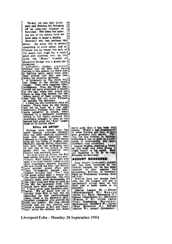 Liverpool Echo Report