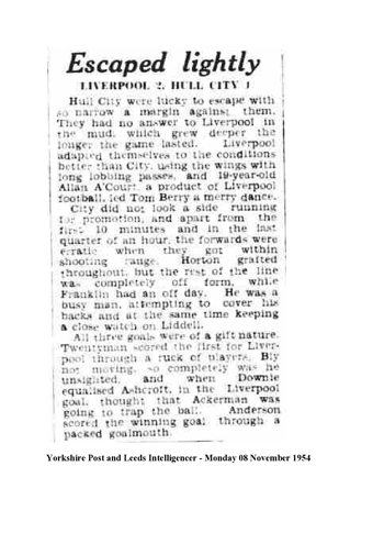 Yorkshire Post and Leeds Intellegencer report