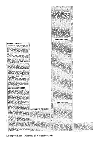 Liverpool Echo Report