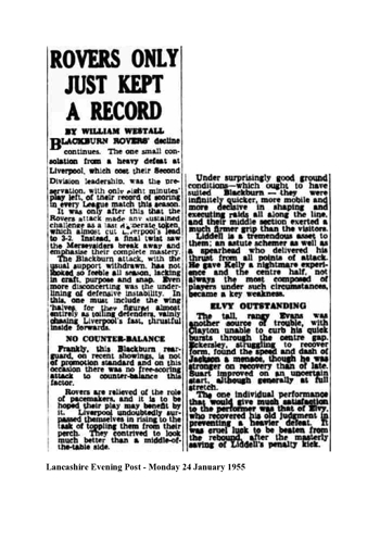 Lancashire Evening Post report