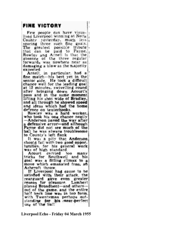 Liverpool Echo Report