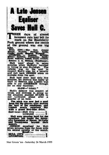 Star Green'un report