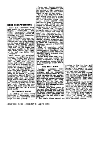 Liverpool Echo Report