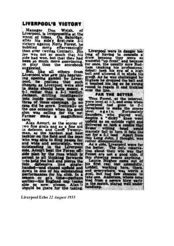 Liverpool Echo Report