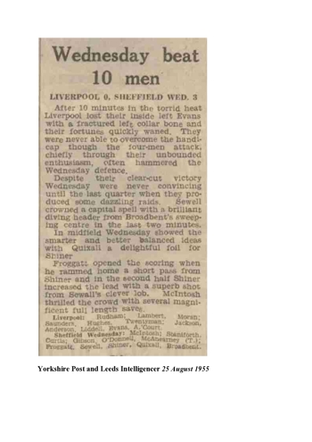 Yorkshire Post and Leeds Intellegencer report