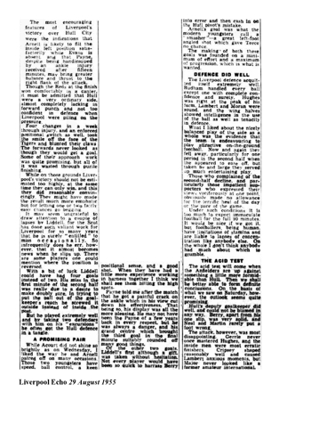 Liverpool Echo Report