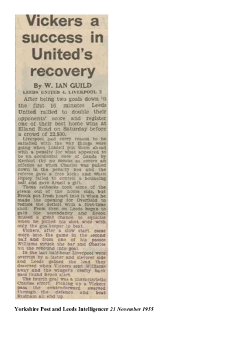 Yorkshire Post and Leeds Intellegencer report