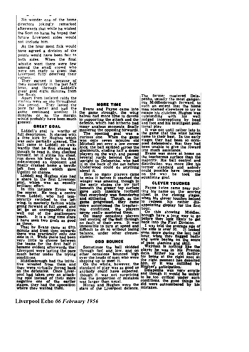 Liverpool Echo Report