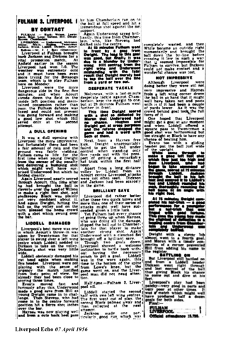 Liverpool Echo Report