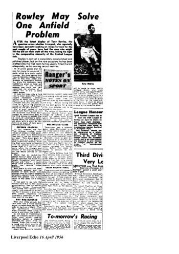 The Liverpool Echo 16 April 1956