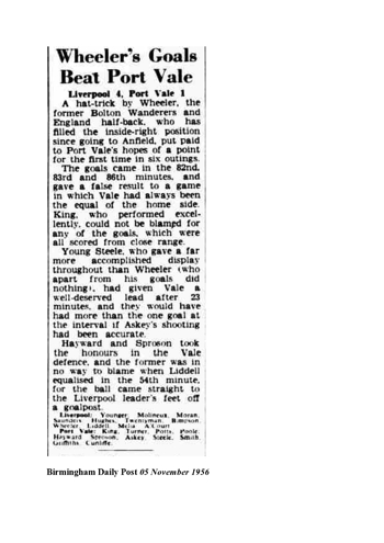 Birmingham Daily Post report