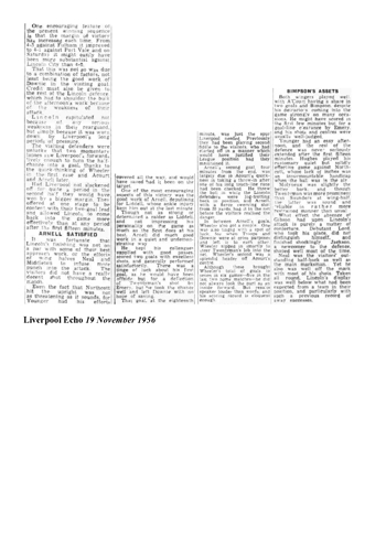 Liverpool Echo Report