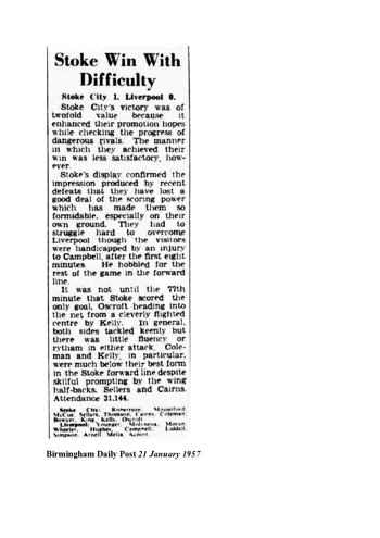 Birmingham Daily Post report