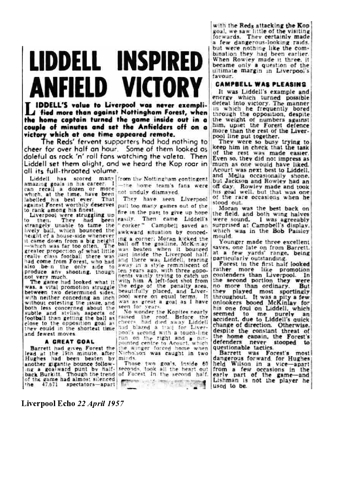 Liverpool Echo Report