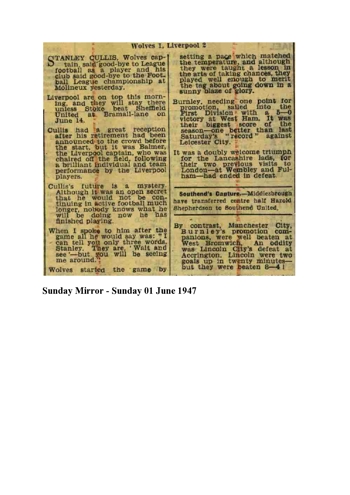 Sunday Mirror report