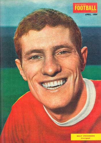 Poster of Willie Stevenson - Football Monthly April 1964