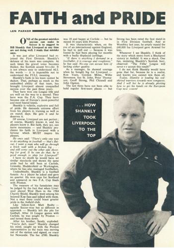 Faith and Pride - Football Monthly April 1966