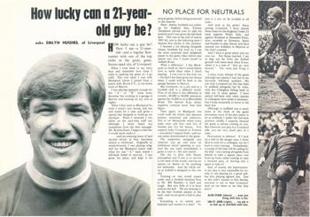 How lucky can a 21-year-old be? - Football Monthly 1968