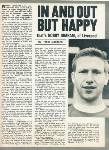 In and out but happy - Football Monthly November 1969