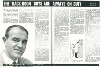 Backroom boys are always on duty - Football Monthly