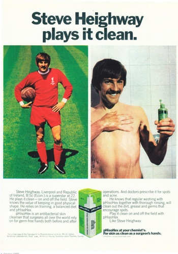 Steve Heighway plays it clean - Football Monthly October 1971