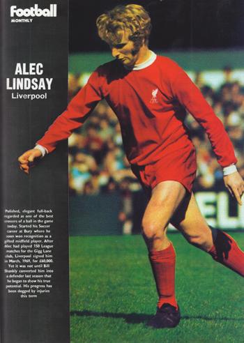 Poster of Alec Lindsay - Football Monthly February 1972