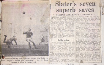 Press report from Ken Charmer's scrapbook