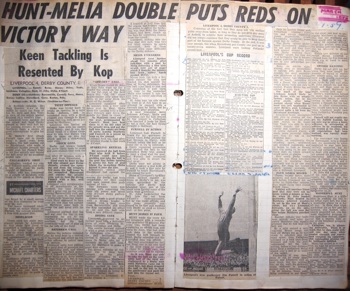 Press report from Ken Charmer's scrapbook