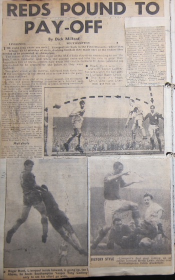 Press report from Ken Charmer's scrapbook