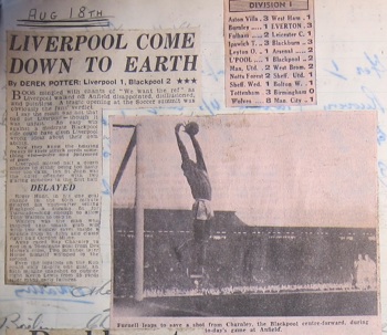 Press report from Ken Charmer's scrapbook