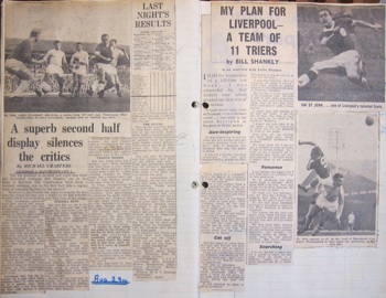 Press report from Ken Charmer's scrapbook